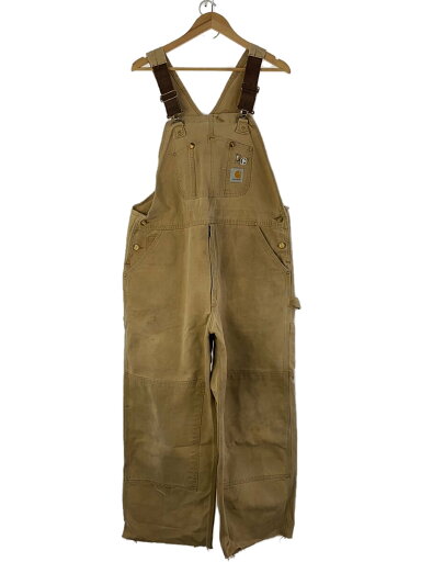 【中古】Carhartt◆オーバーオール/42/コットン/BEG【メンズウェア】 【中古】Carhartt◆オーバーオール/42/コットン/BEG【メンズウェア】