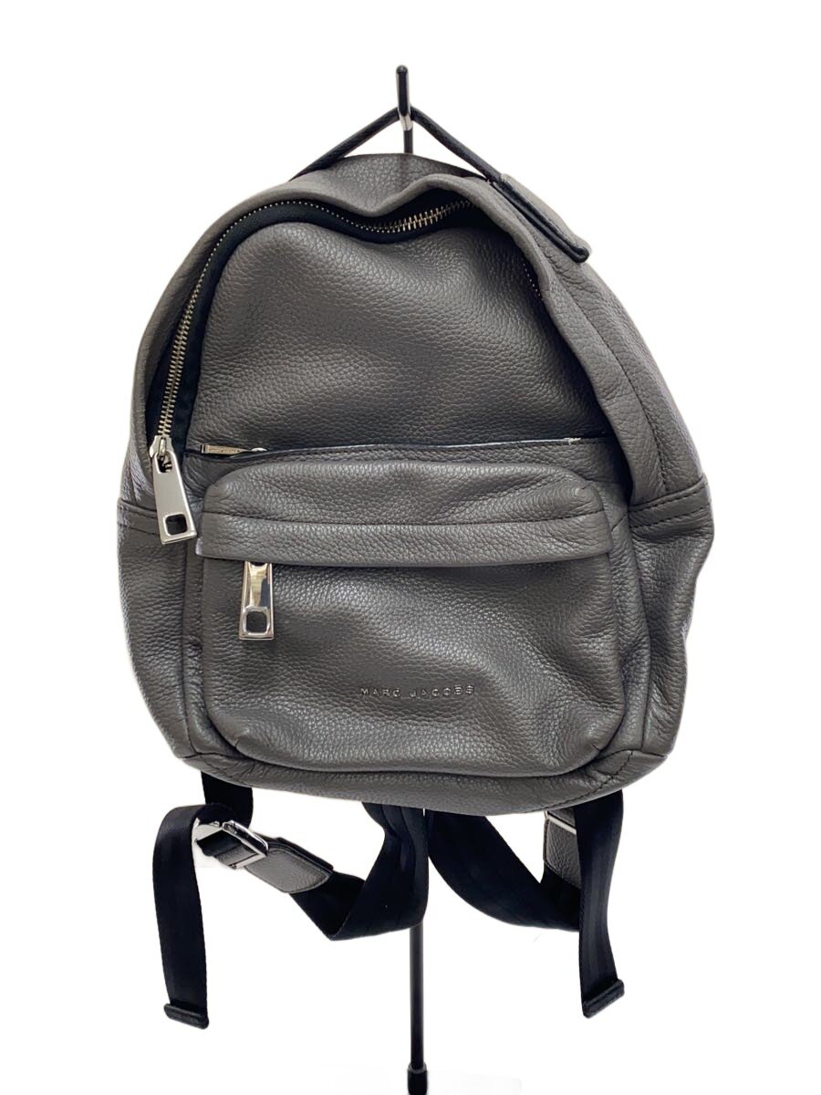 MARC BY MARC JACOBS レザー シボ革　リュック　 グレー 楽天市場】マークジェイコブス リュック（カラーグレー）（レディース