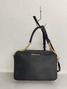 【中古】MICHAEL KORS◆ショルダーバッグ/レザー/BLK/無地/32S4GTVC3L【バッグ】