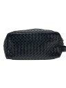 【中古】BOTTEGA VENETA◆セカンドバッグ/レザー/BLK/無地/244706 V4651 1000【バッグ】(4)