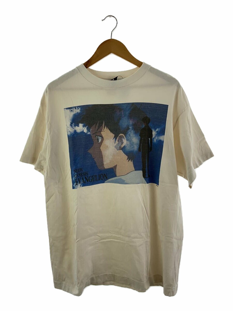 【中古】SAINT MICHAEL◆Tシャツ/L/コットン/WHT/無地/SM-YS3-0000-C25【メンズウェア】
