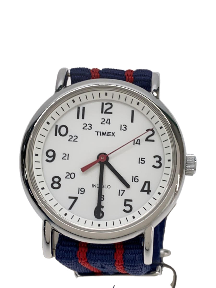 【中古】TIMEX◆クォーツ腕時計/アナ