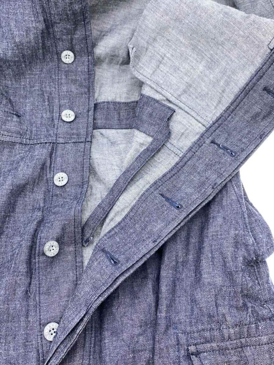 【中古】Nigel Cabourn◆LYBRO/つなぎ/オールインワン/46/デニム/IDG/8037-13-50520【メンズウェア】