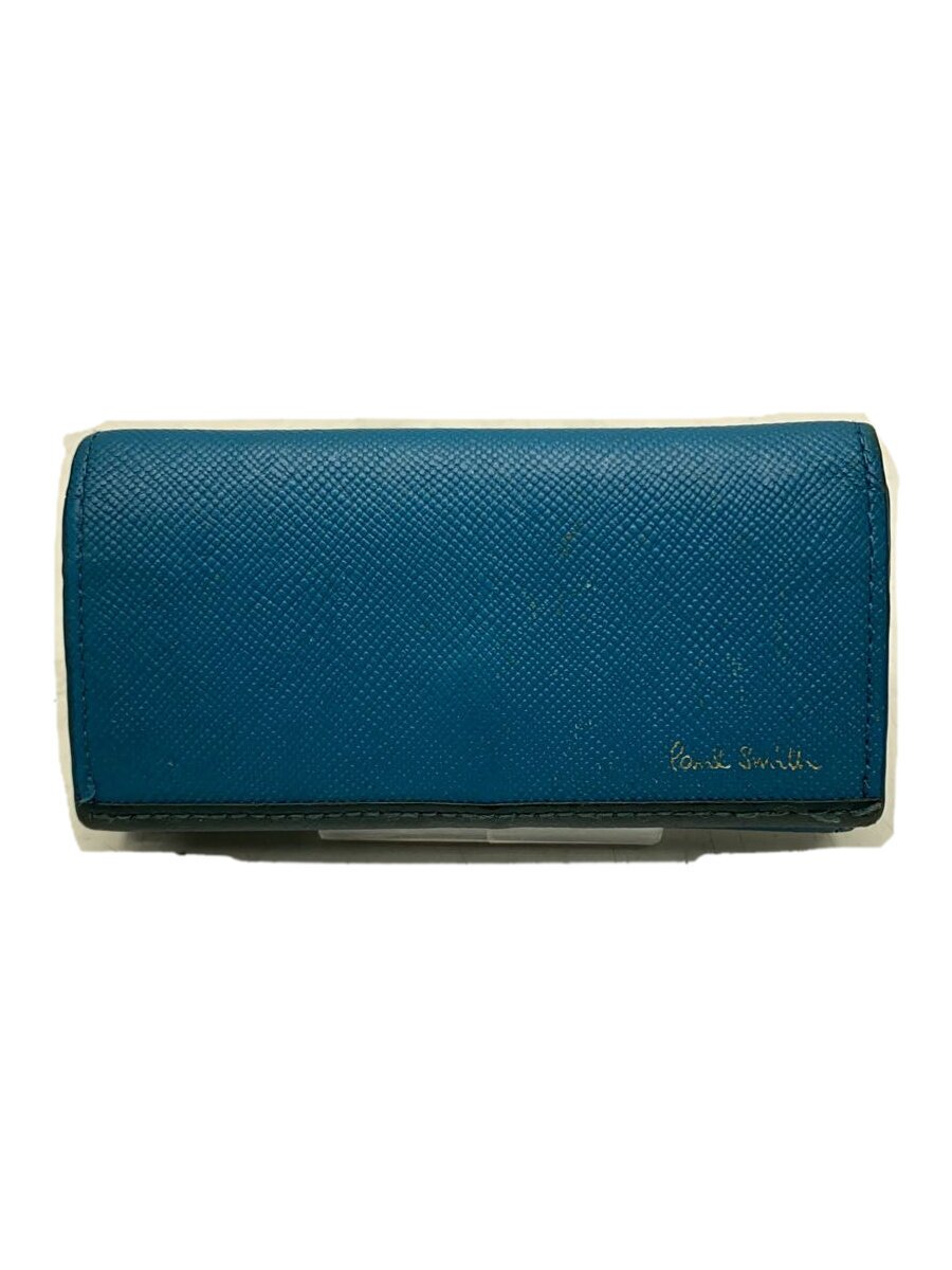 Leather - 【中古】Paul Smith◆キーケース/レザー/BLU/メンズ【服飾雑貨他】