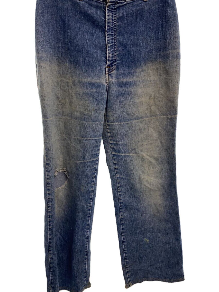 Levi’s◆ストレートパンツ/--/コットン/IDG/無地/SCOVIL/80S/穴有
