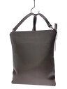 【中古】TRION◆ショルダーバッグ/牛革/GRY/無地【バッグ】(4)
