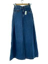 【中古】DIESEL◆ワイドパンツ/カットオフ/24/デニム【レディースウェア】