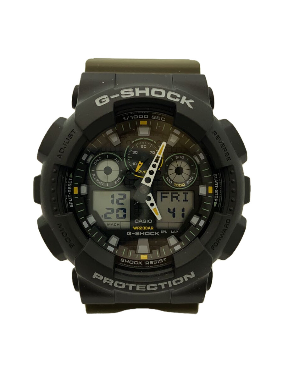 【中古】CASIO◆クォーツ腕時計_G-SHOCK/アナログ/--/KHK【服飾雑貨他】