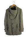 【中古】seana/コート/L/ポリエステル/GRY【メンズウェア】
