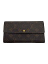 【中古】LOUIS VUITTON◆ルイヴィトン2)ポシェット・ポルト・モネ・クレディ_モノグラム・キャンバス_ブラウン/PVC/メンズ【服飾雑貨他】(4)