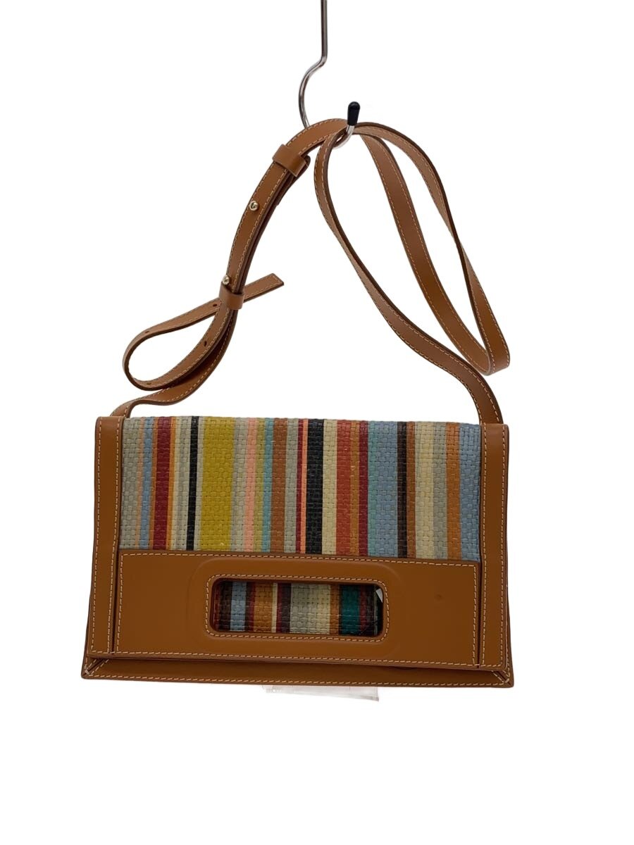【中古】Paul Smith◆ショルダーバッグ/--/マルチカラー/ストライプ【バッグ】