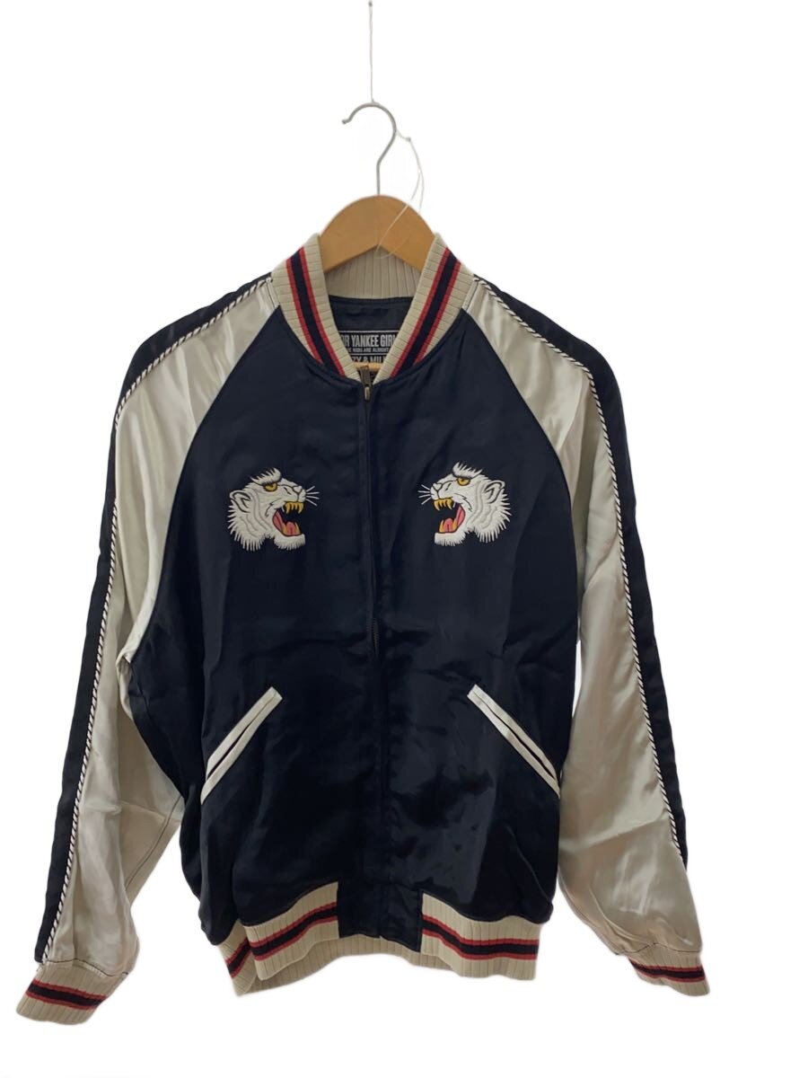 【中古】HYSTERIC GLAMOUR◆25ss/FLAMING YOUTH/スカジャン/L/レーヨン/BLK/02251AB03//【メンズウェア】