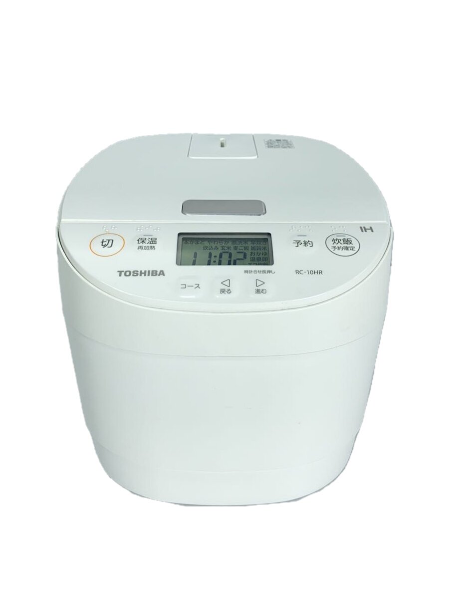 【中古】TOSHIBA◆炊飯器 RC-10HR(W)【家電・ビジュアル・オーディオ】