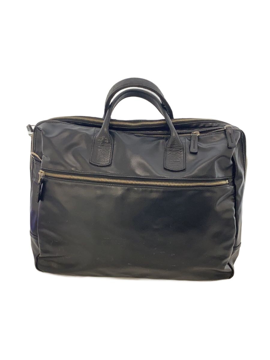 【中古】PORTER◆REAL/リアル/ブリーフケース/底鋲付/ブラック【バッグ】