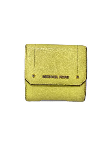 【中古】MICHAEL KORS◆3つ折り財布/レザー/YLW/レディース/35H8GYEF【服飾雑貨他】 【中古】MICHAEL KORS◆3つ折り財布/レザー/YLW/レディース/35H8GYEF【服飾雑貨他】