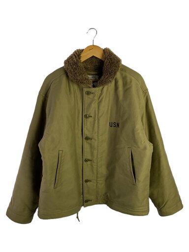 【中古】HOUSTON◆N-1 DECK JACKET/デッキジャケット/46/コットン/5N-1【メンズウェア】 【中古】HOUSTON◆N-1 DECK JACKET/デッキジャケット/46/コットン/5N-1【メンズウェア】