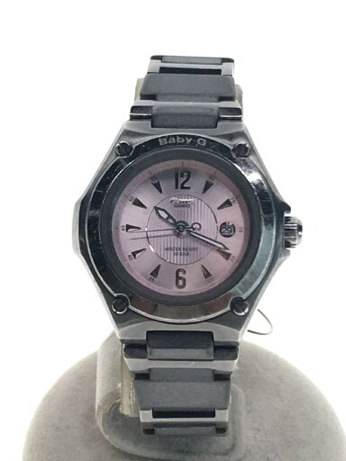 【中古】CASIO◆クォーツ腕時計/アナログ/ステンレス/PNK/SLV/MSA-500CB-8AJF/G-ms Octra【服飾雑貨他】 【中古】CASIO◆クォーツ腕時計/アナログ/ステンレス/PNK/SLV/MSA-500CB-8AJF/G-ms Octra【服飾雑貨他】
