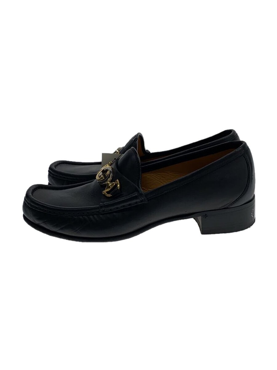 【中古】GUCCI◆61/2 031ローファー/--/BLK/575113//【シューズ】