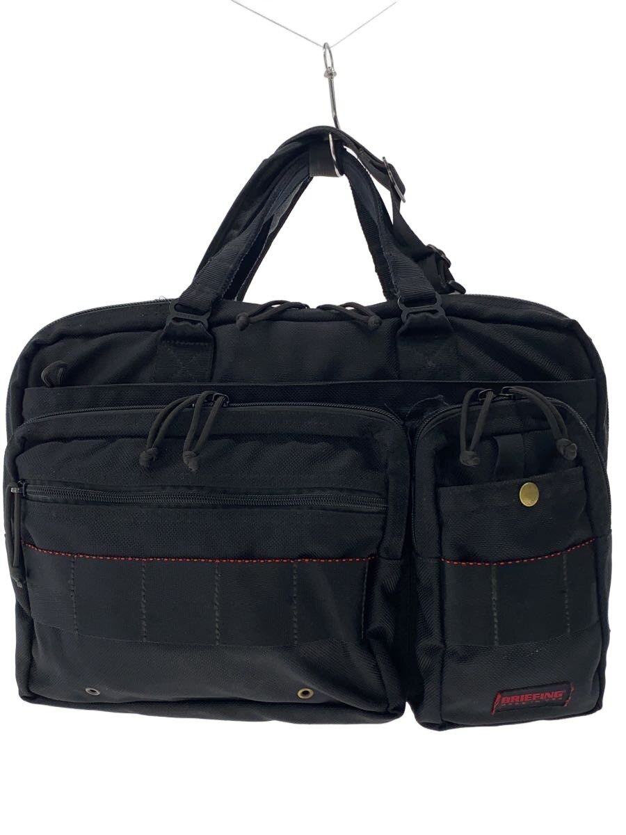 BRIEFING - 【中古】BRIEFING◆ビジネスバッグ/2WAY/ブリーフケース/ナイロン/BLK【バッグ】