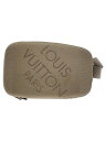 【中古】LOUIS VUITTON◆マージュ_ダミエ・ジェアン_GRY/ナイロン/GRY【バッグ】