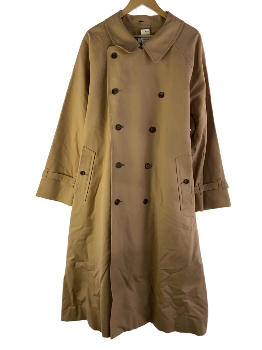 Graphpaper◆Double Cloth Peach Trench Coat/2/コットン/CRM/GM201-10180B