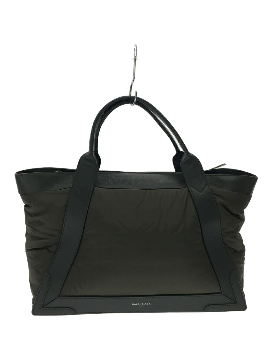 【中古】BALENCIAGA◆トートバッグ/ナイロン/KHK/363419【バッグ】