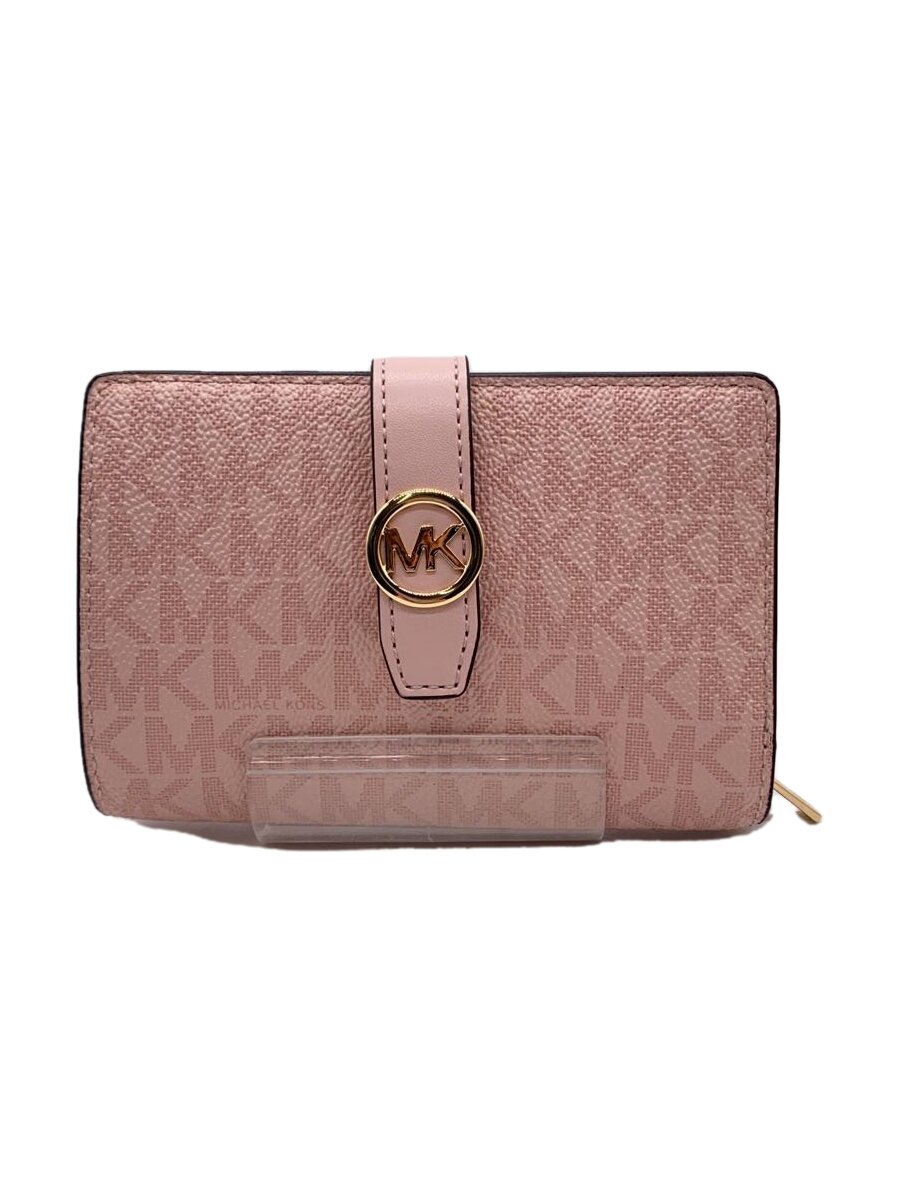 【中古】MICHAEL KORS◆2つ折り財布/--/PNK/レディース/35S5GGRF6V【服飾雑貨他】