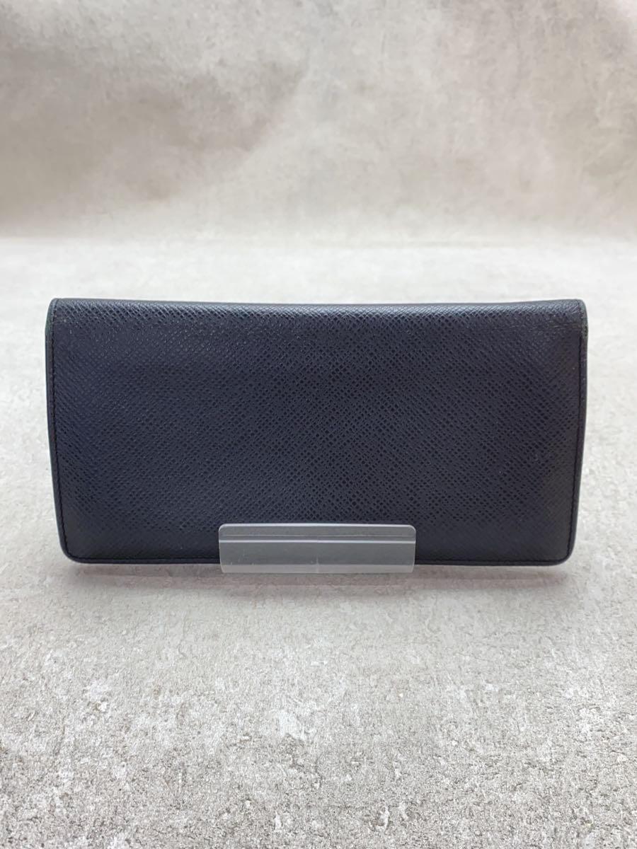 【中古】LOUIS VUITTON◆ポルト・フォイユ・プラザ_タイガ_BLK/--/BLK/メンズ//【服飾雑貨他】