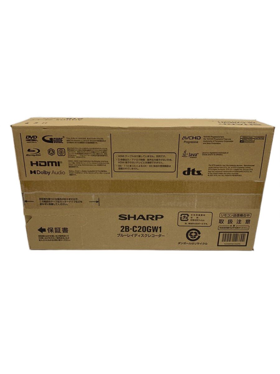 【ブランド】SHARP 【ブランドカナ】シャープ 【型番】 【程度】S 【カラー】 【キーワード】　　 2026/01/22 セカンドストリート藤枝店 【3660】【中古】SHARP◆ブルーレイレコーダー AQUOSブルーレイ 2B-C20GW1【家電・ビジュアル・オーディオ】 ブランド SHARP 型番 カラー 実寸 【/】 幅：/ / 高さ：/ / 奥行：/ 【その他】 その他サイズ：/ 商品は　セカンドストリート藤枝店の店頭にて販売しております。商品に関するお問合わせは、お電話(TEL:054-647-5078)にて、問合わせ番号：2336604945149をお伝えください。 配送方法やお支払い方法に関するお問い合わせは、サポートセンターまでご連絡をお願いします。 ※お電話の対応は営業時間内のみとなります。お問い合わせフォームでお問い合わせの際はご注文番号をご記入下さい この商品に関する出品店舗からのコメント 未使用品