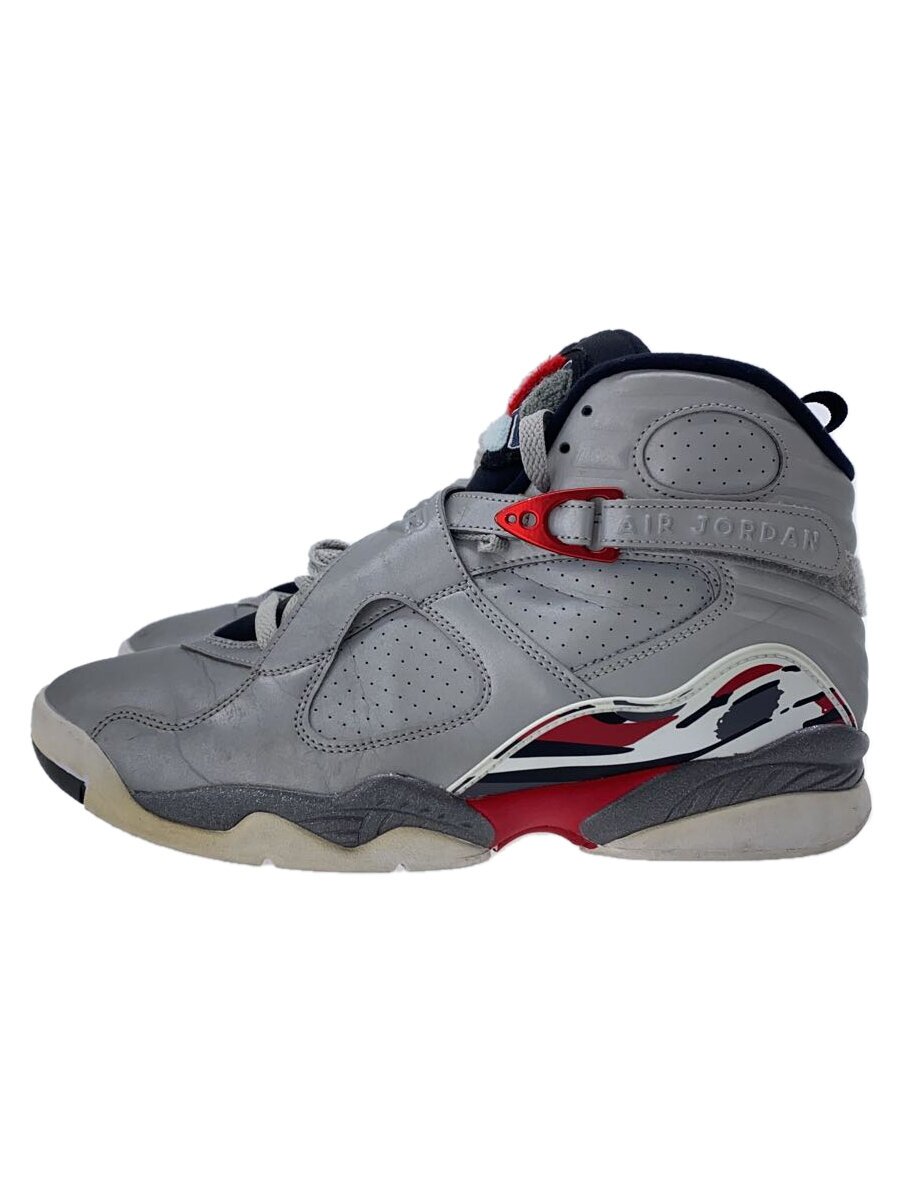 NIKE◆AIR JORDAN 8 RETRO SP/エアジョーダンレトロスペシャル/シルバー/CI4073-001/28
