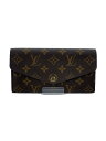 【中古】LOUIS VUITTON◆ポルトフォイユ・サラ/長財布/PVC/BRW/M62236【服飾雑貨他】