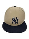 【中古】NEW ERA◆WORLD SERIES 2009/キャップ/7 5/8/ポリエステル/CRM/メンズ【服飾雑貨他】