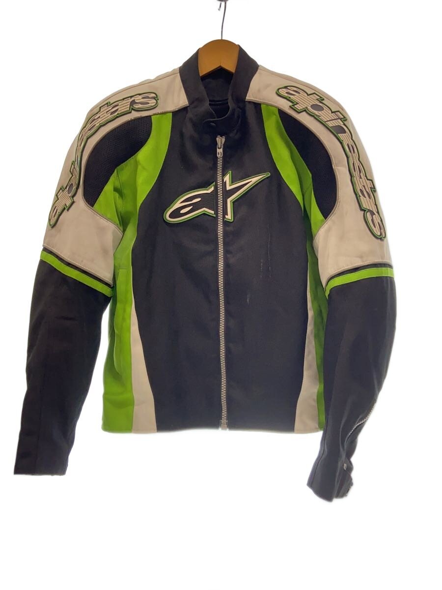 【中古】Alpinestars◆スポーツウェアー/プロテクタージャケット/ライダース/バイクジャケットBLK/【スポーツ】