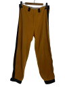 【中古】30S/フットボールパンツ/ツートン/裾バックル/ボタンフライ/ボトム/コットン/YLW【メンズウェア】(4)