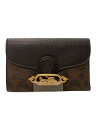 【中古】COACH◆エンベロープ/3つ折り財布/PVC/BRW/総柄/レディース【服飾雑貨他】(4)