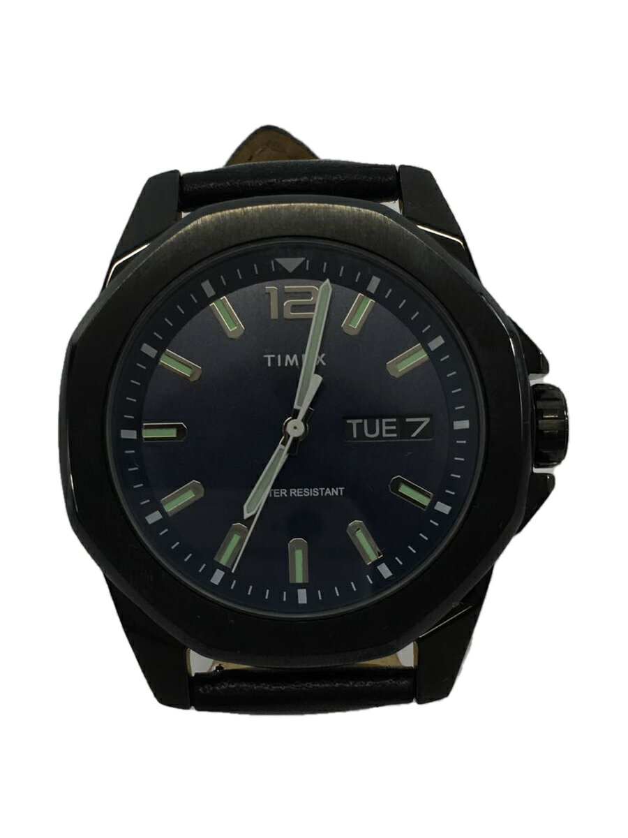 【中古】TIMEX◆クォーツ腕時計/アナ