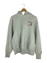 【中古】Champion◆パーカー/L/コットン/GRY/無地/S10512N-017【メンズウェア】