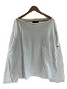 【中古】OUTIL◆長袖Tシャツ/3/コットン/WHT【メンズウェア】