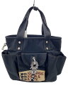 【中古】george gina&lucy/トートバッグ/--/BLK【バッグ】(4)