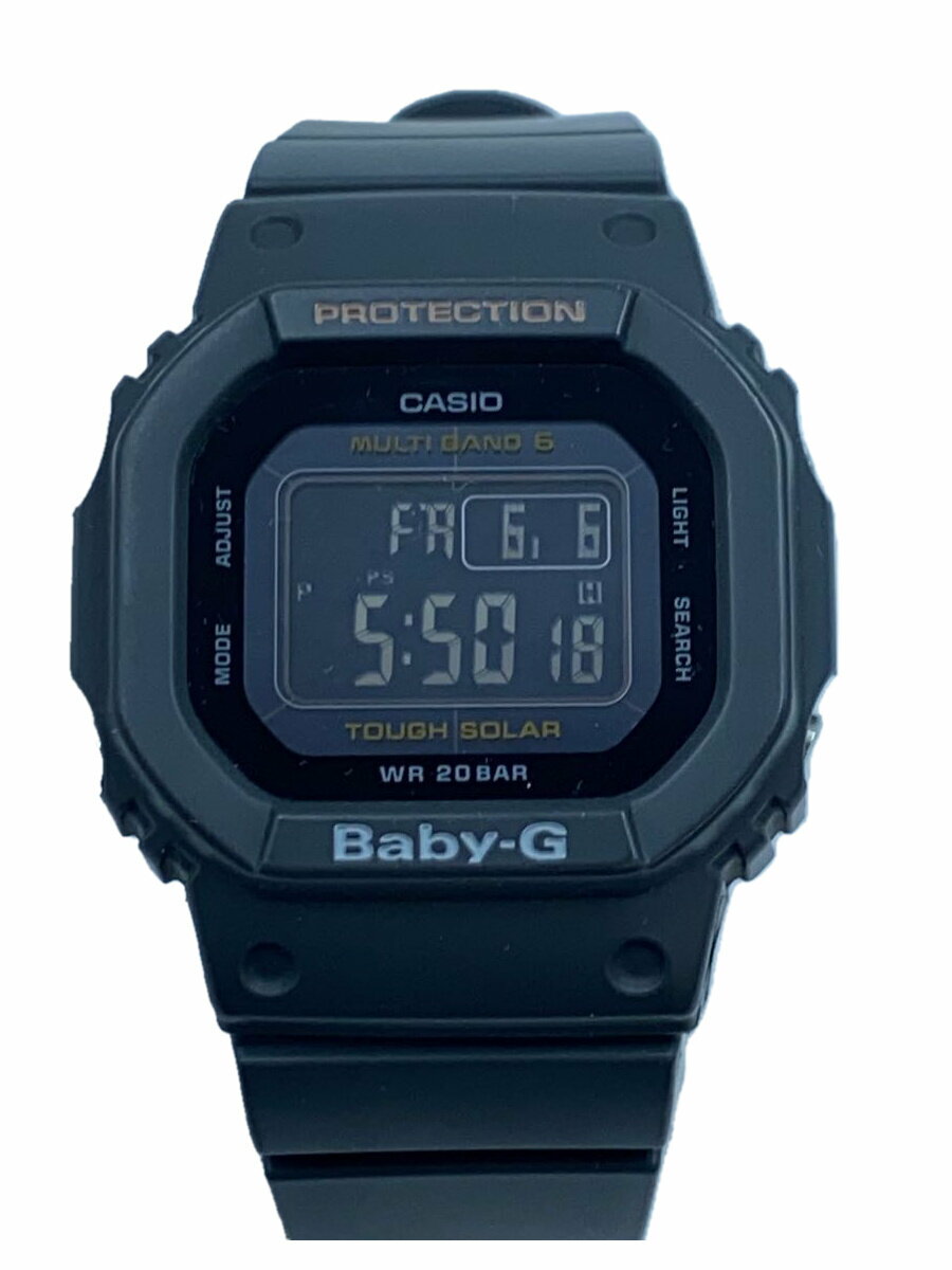 C, G - 【中古】CASIO◆ソーラー腕時計_BABY-G/アナログ/ラバー/BLK/NVY//【服飾雑貨他】