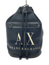 【中古】ARMANI EXCHANGE◆リュック/--/BLK【バッグ】