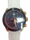 【中古】EDOX◆クォーツ腕時計/アナログ/ラバー/BLK/WHT/10234-357RN-NIR//【服飾雑貨他】