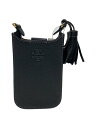 【中古】TORY BURCH◆thea cellphone crossbody/レザー/BLK/10006102//【バッグ】(4)