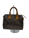 【中古】LOUIS VUITTON◆1)スピーディ25_モノグラム・キャンバス_BRW/PVC/BRW【バッグ】