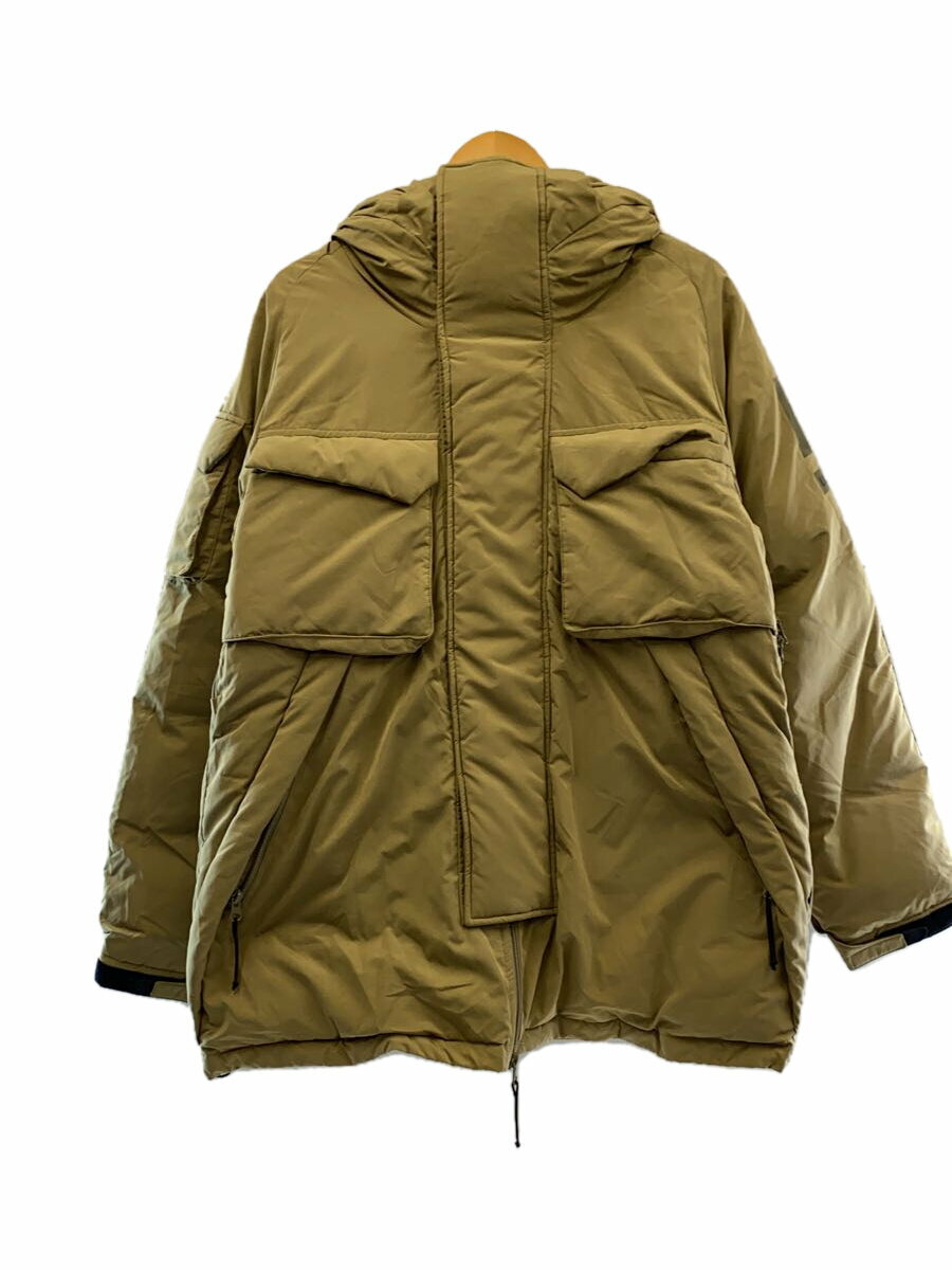 【中古】Liberaiders◆LEVEL 8 TACTICAL DOWN JACKET/ダウンジャケット/L/ポリエステル/KHK/【メンズウェア】