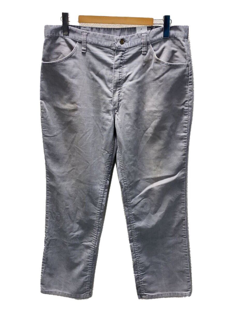RUSTLER◆80s/TALONZIP/USA製/ボトム/38/コーデュロイ/GRY/8EKV470C