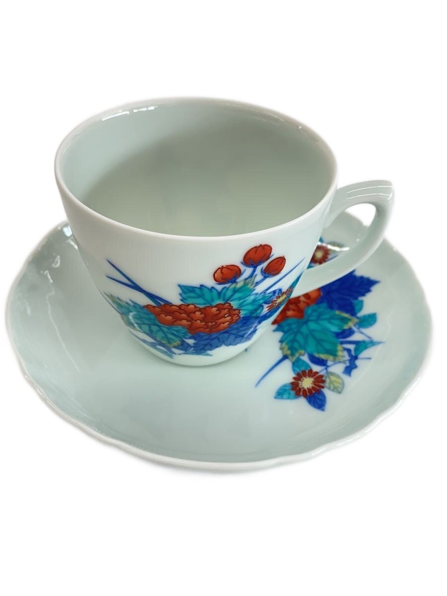 【中古】有田焼◆今右衛門/コーヒーカップ&ソーサー【キッチン用品】