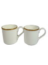 【中古】TIFFANY&Co.◆GOLD LINE/ゴールドライン/カップ2点/【キッチン用品】