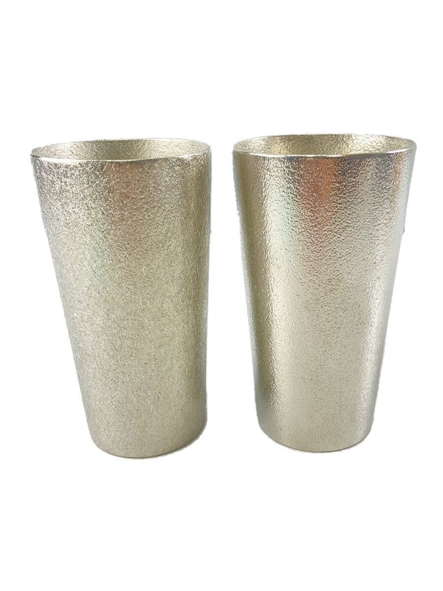 【中古】能作◆グラス/2点セット/SLV【キッチン用品】