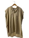 【中古】BEAUTY&YOUTH UNITED ARROWS◆ポンチョ/--/コットン/BEG/無地【レディースウェア】